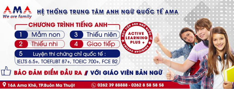 Chương trình tiếng anh tại Anh ngữ AMA