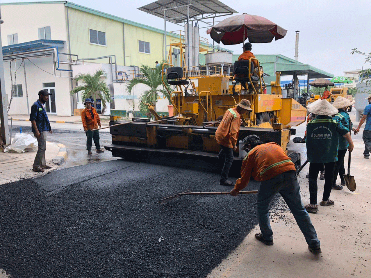 Đơn vị chuyên trải thảm bê tông nhựa nóng uy tín, giá rẻ - CÔNG TY TNHH XÂY  DỰNG ĐẠI THANH